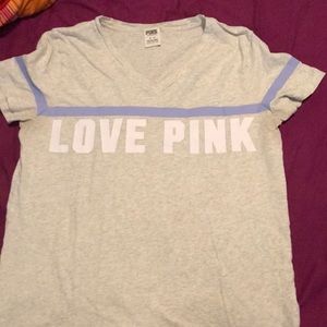 PINK vneck T-shirt
